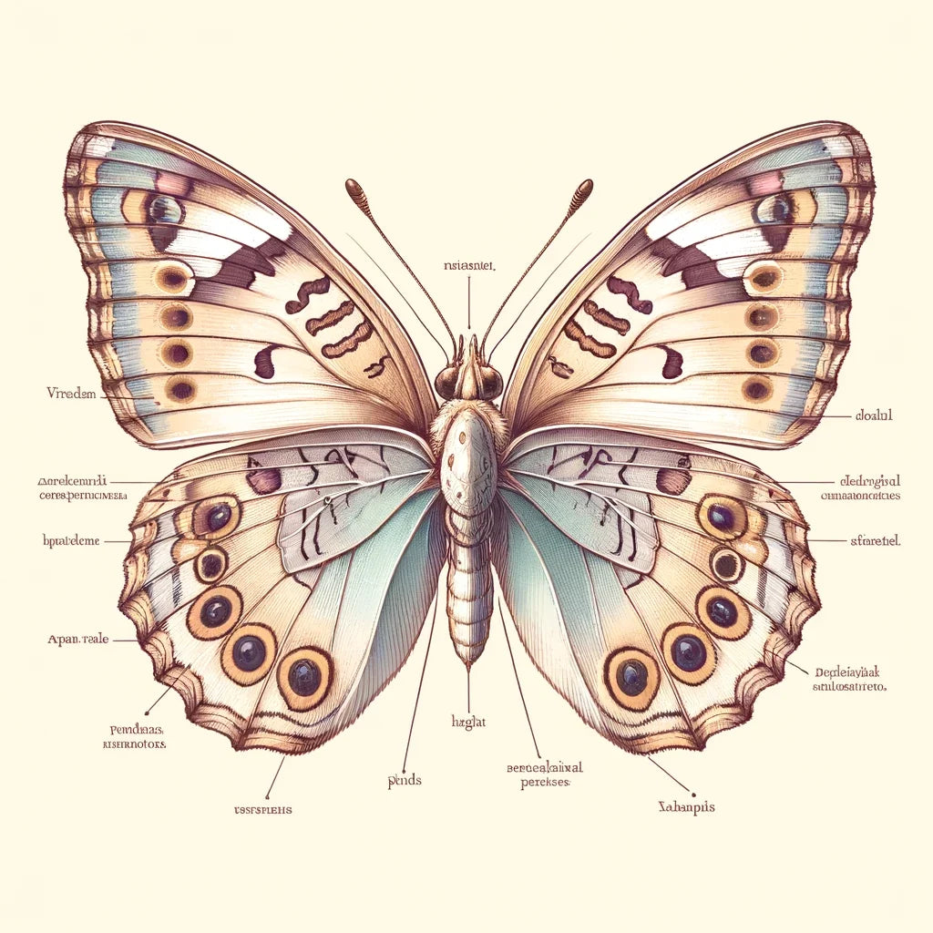 Butterfly Anatomy Canvas