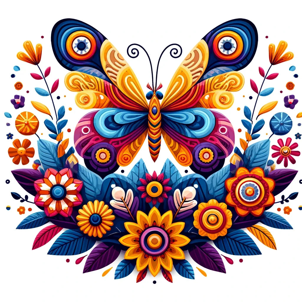 Butterfly Garden Canvas