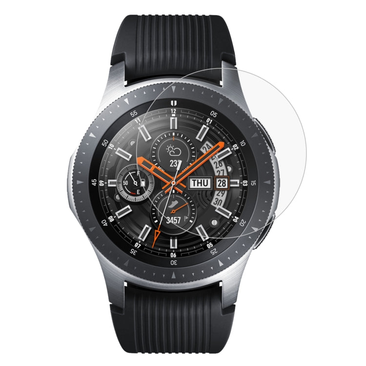 ENKAY Hat-Prince 0.2mm 9H 2.15D Curved Edge Tempered Glass Film for Galaxy Watch 46mm, Tempered Glass/46mm, 2 PCS Tempered Glass/46mm