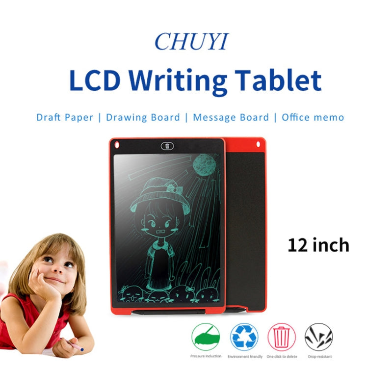 Portable 12 inch LCD Writing Tablet Drawing Graffiti Electronic Handwriting Pad Message Graphics Board Draft Paper with Writing Pen, 12 inch White, 12 inch Black, 12 inch Green, 12 inch Blue, 12 inch Red