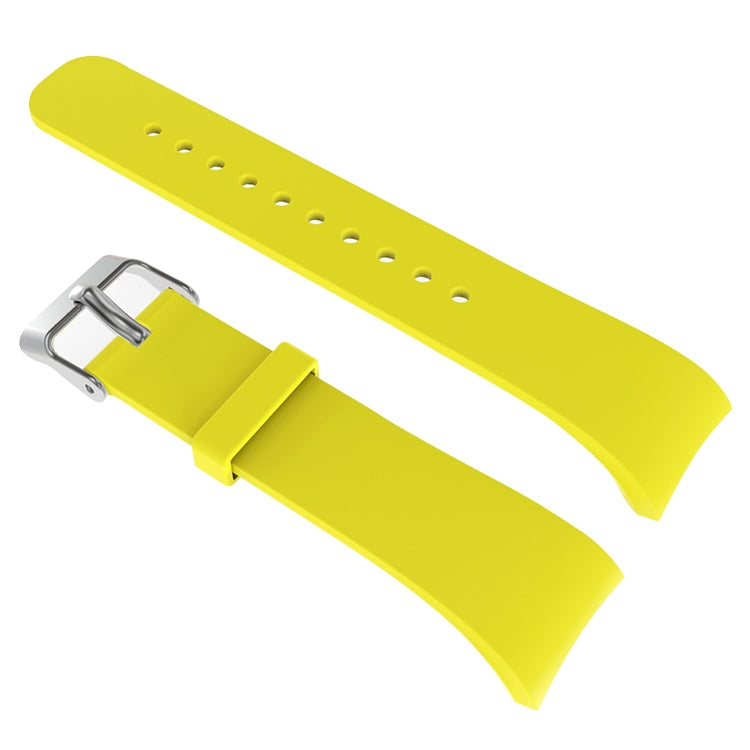 Solid Color Leather Watch Band for Galaxy Gear Fit2 R360