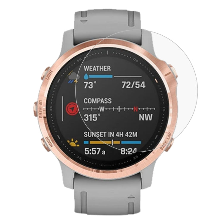 For Garmin Fenix 6S 0.26mm 2.5D 9H Tempered Glass Film Screen Protector, For Garmin Fenix 6S