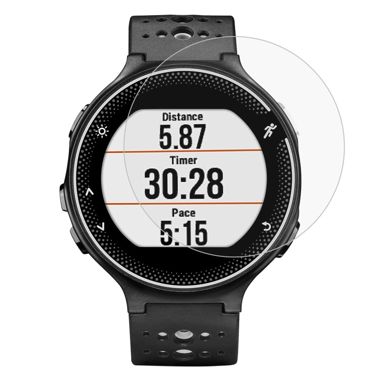 For Garmin Forerunner 235 0.26mm 2.5D 9H Tempered Glass Film Screen Protector, For Garmin Forerunner 235