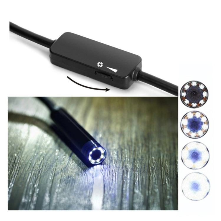 YPC110 8mm 2.0MP HD Camera WiFi Endoscope Snake Tube Inspection Camera with 8 LED, Waterproof IP68, Lens Diameter: 8mm, Length: 3.5m, Hard Line, 3.5m Hard Line