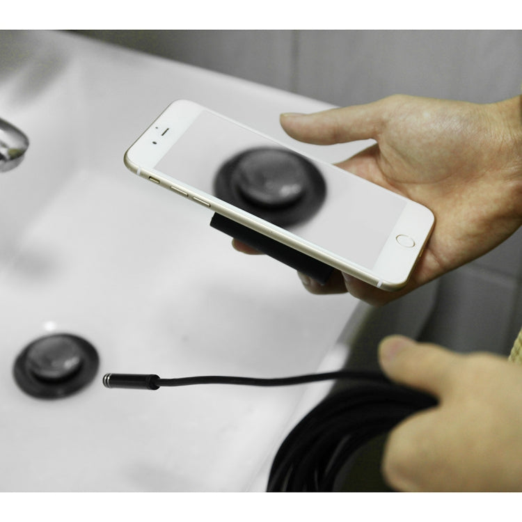 YPC110 8mm 2.0MP HD Camera WiFi Endoscope Snake Tube Inspection Camera with 8 LED, Waterproof IP68, Lens Diameter: 8mm, Length: 3.5m, Hard Line, 3.5m Hard Line