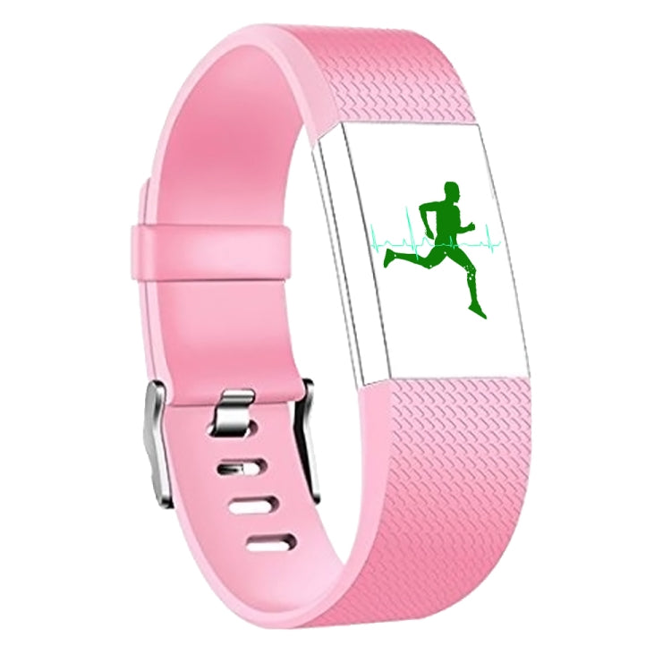 Square Pattern Adjustable Sport Watch Band for FITBIT Charge 2, Size: S, 10.5x8.5cm, Coral Red, S, Navy Blue, S, Dark Purple, S, Purple, S, Cyan, S, Pink, S, Red, S, Green, S, Grey, S, Blue, S, White, S, Aurora Blue, S, Black, S, Light Pink, S, Mint Green