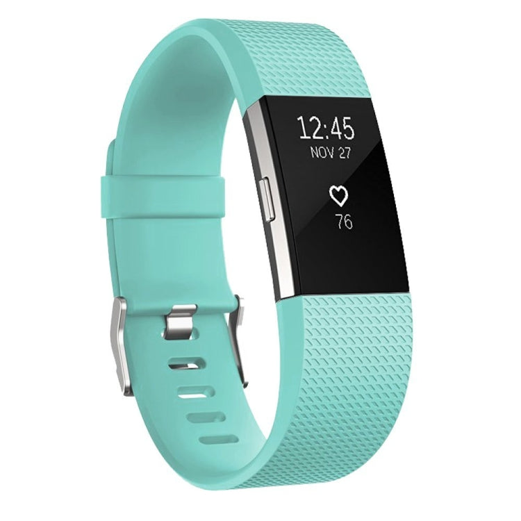 Square Pattern Adjustable Sport Watch Band for FITBIT Charge 2, Size: S, 10.5x8.5cm, Coral Red, S, Navy Blue, S, Dark Purple, S, Purple, S, Cyan, S, Pink, S, Red, S, Green, S, Grey, S, Blue, S, White, S, Aurora Blue, S, Black, S, Light Pink, S, Mint Green