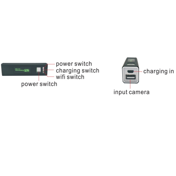 YPC110 8mm 2.0MP HD Camera WiFi Endoscope Snake Tube Inspection Camera with 8 LED, Waterproof IP68, Lens Diameter: 8mm, Length: 2m, Soft Line, 2m Soft Line