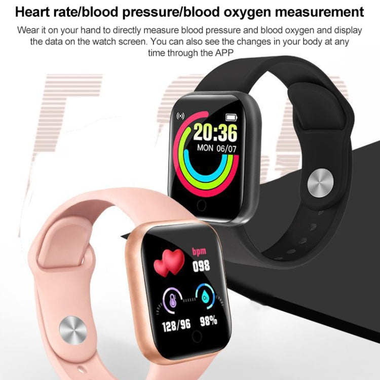 Y68 1.44-Inch Smart Watch – Heart Rate, Blood Pressure & Blood Oxygen Monitoring