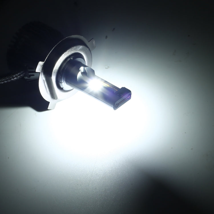 K11 1 Pair H4 12V / 75W / 6000K / 9000LM Car LED Headlight, H4