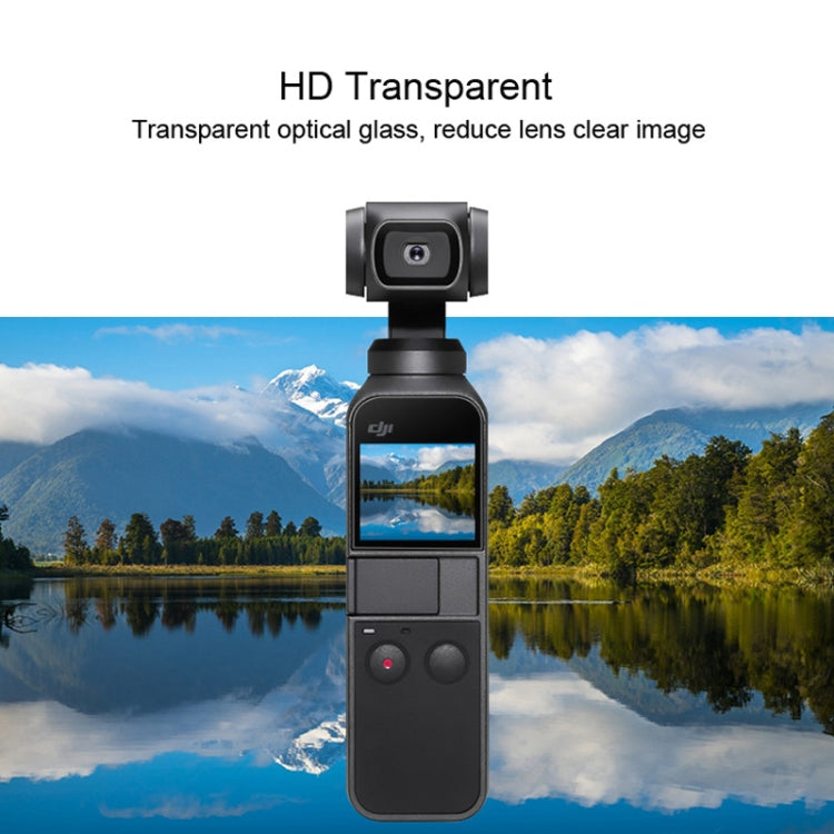 6 PCS HD Lens Protector + Screen Film for DJI OSMO Pocket Gimbal, HD Lens Protector