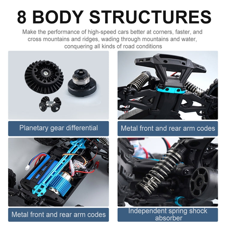 SCY-16102 2.4G 1: 16 Electric 4WD RC Monster Pickup Truck Car Toy, SCY-16102 / Green