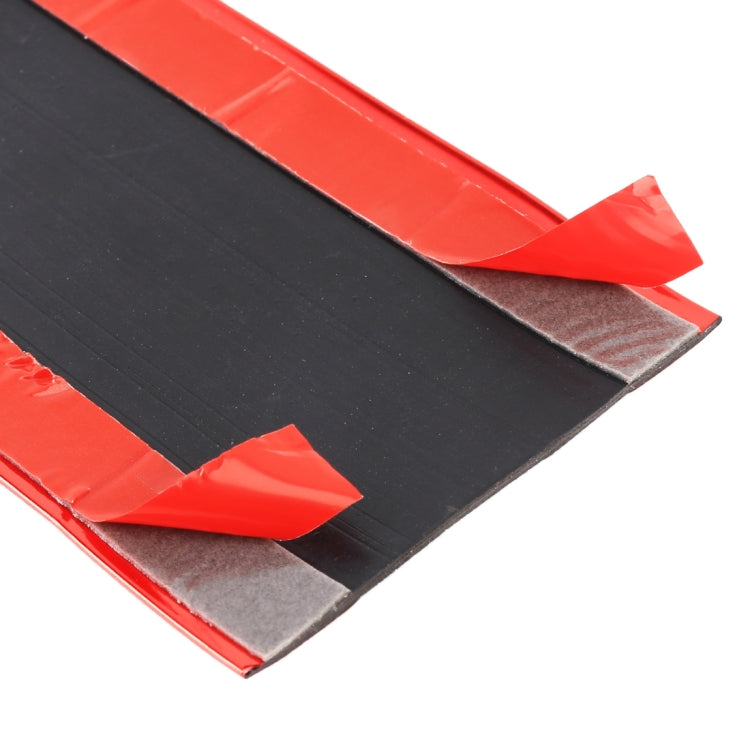 Universal Electroplate Carbon Fibre Car Door Threshold Decoration Strip Decorative Sticker, Size : 5CM x 2M, 5CM x 2M (Gold), 5CM x 2M (Red), 5CM x 2M (Silver)