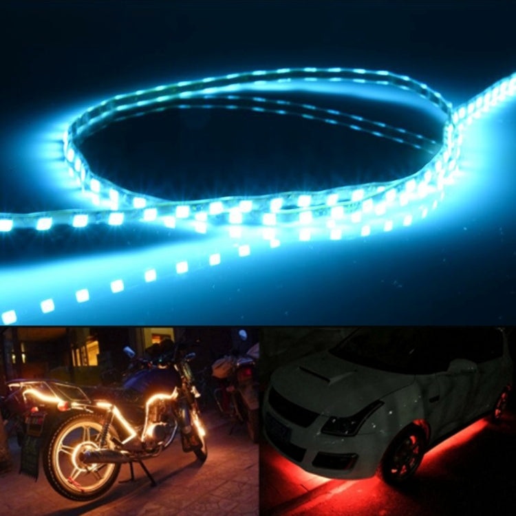 5 PCS 45 LED 3528 SMD Waterproof Flexible Car Strip Light for Car Decoration, DC 12V, Length: 90cm, 90cm+blue, 90cm+red, 90cm+white, 90cm+yellow, 90cm+pink, 90cm+green, 90cm+ice blue