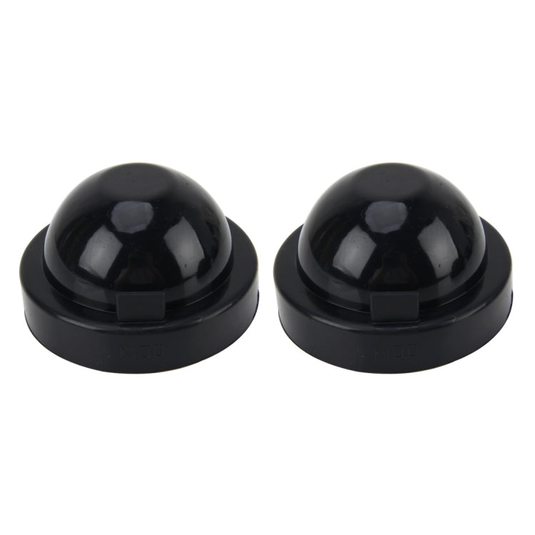 2 PCS K100 Universal Car LED Headlight HID Xenon Lamp Silicone Dust Cover Seal Caps Car Dust Cover Waterproof Dustproof Sealing Headlamp Cover for Car Retrofit, Inner Diameter: 10cm, Inner Diameter: 10cm
