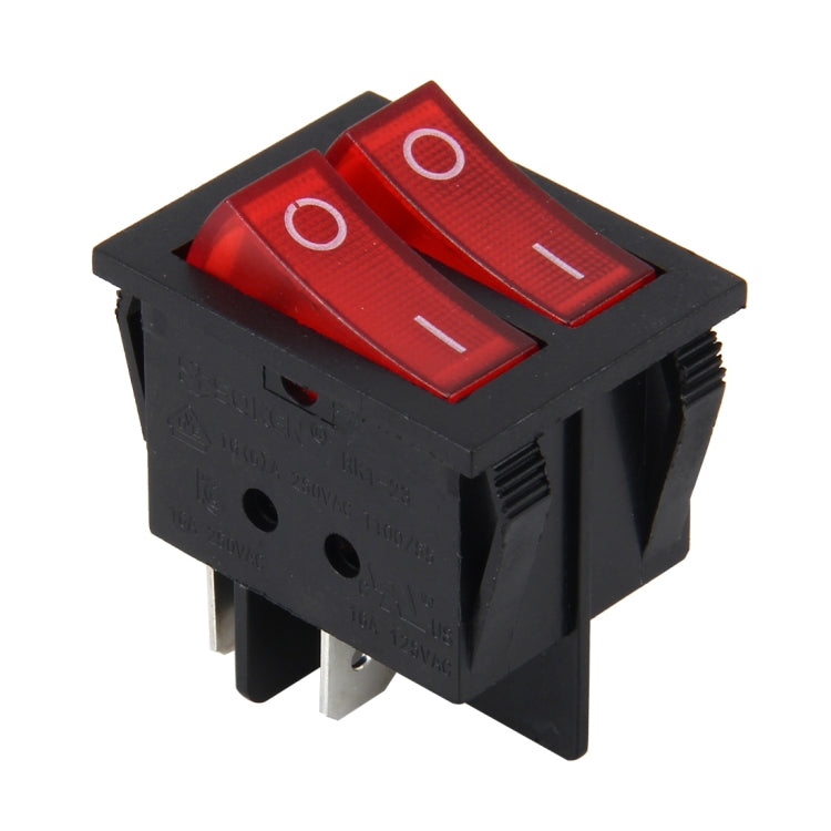 Car Truck Boat Switch Toggle Light Switch 4pin Waterproof 12/24V Car Auto Universal DIY 4 Pin Double Control Switch OFF-ON Push Button, Button 1