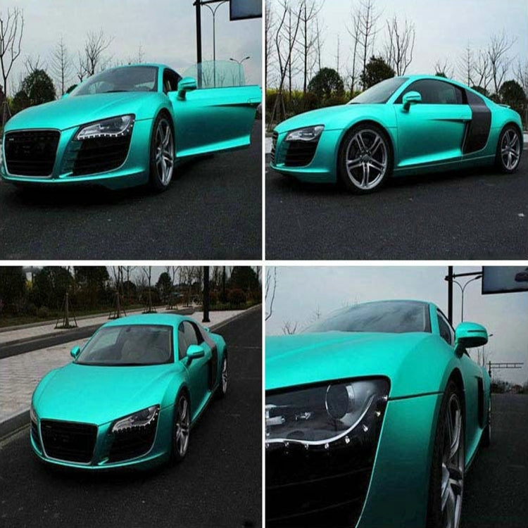 5m * 0.5m Ice Blue Metallic Matte Icy Ice Car Decal Wrap Auto Wrapping Vehicle Sticker Motorcycle Sheet Tint Vinyl Air Bubble Free, 5m * 0.5m
