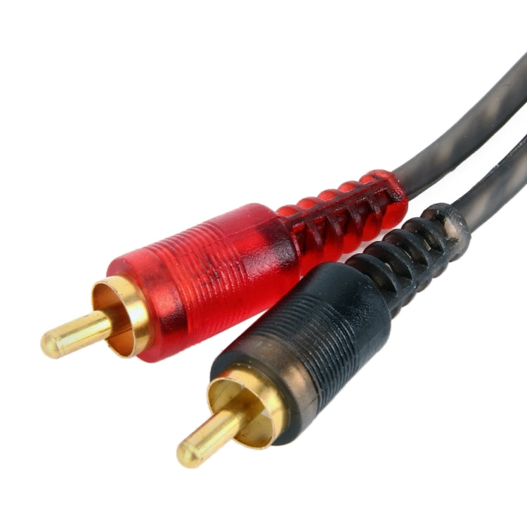 Car AV Audio Video 1 Female to 2 Male Copper Extension Cable Wiring Harness, Cable Length: 26cm, 1 Female to 2 Male (Copper)
