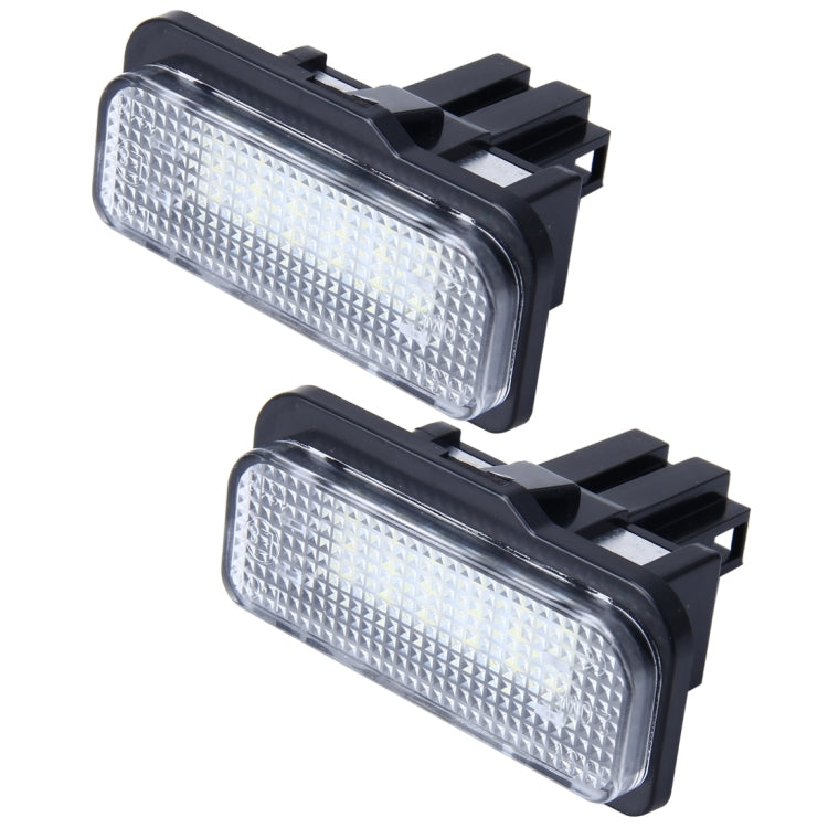 2 PCS Canbus License Plate Light with 24 SMD-3528 Lamps for Benz, For Benz