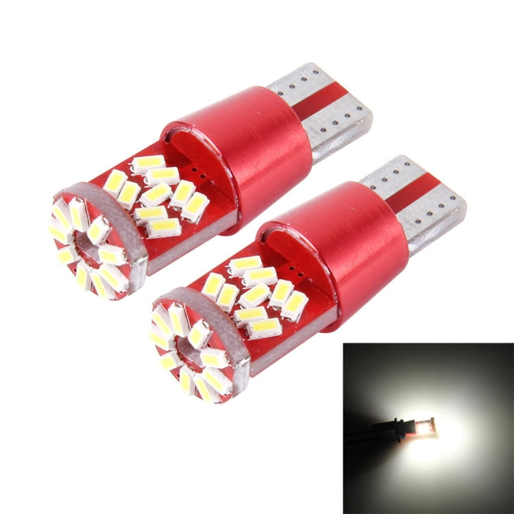 2 PCS T10 5W 27 SMD-3014 LEDs Car Clearance Light Lamp, DC 12V, 27 SMD-3014 LEDs, T10+5W Blue Light