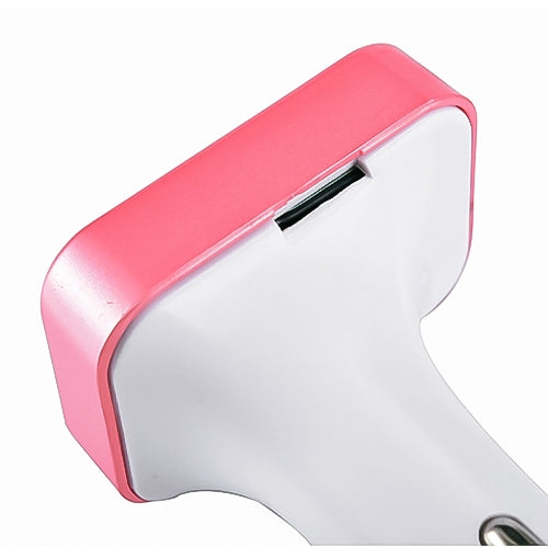 B2 Dual USB Charging Bluetooth FM Transmitter MP3 Music Player Car Kit, Support Hands-Free Call  & TF Card & U Disk, B2 (Rose Gold)