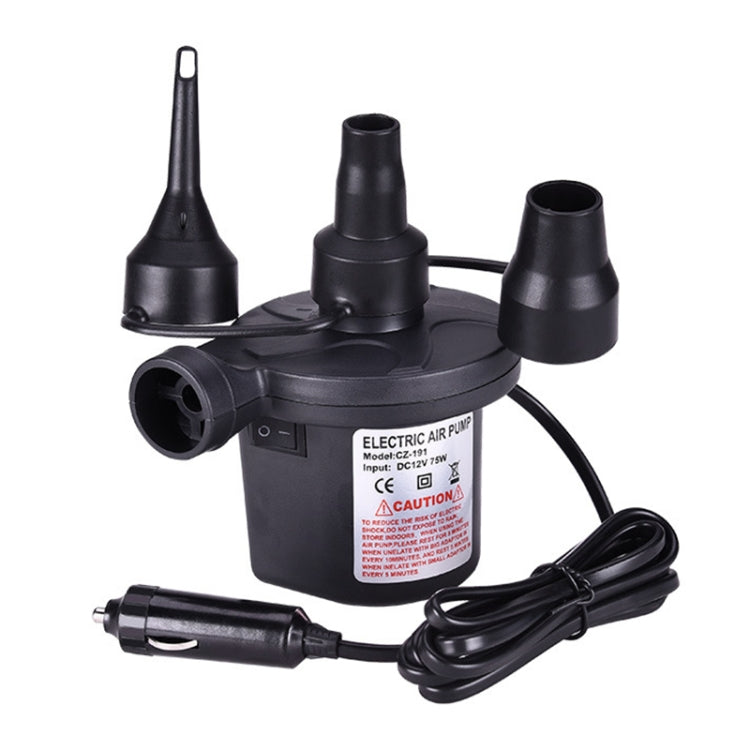 CZ-191 DC12V 40W Portable Mini Electric Air Pump Tire Inflator Car Tire Pump Inflatable Pump, CZ-191