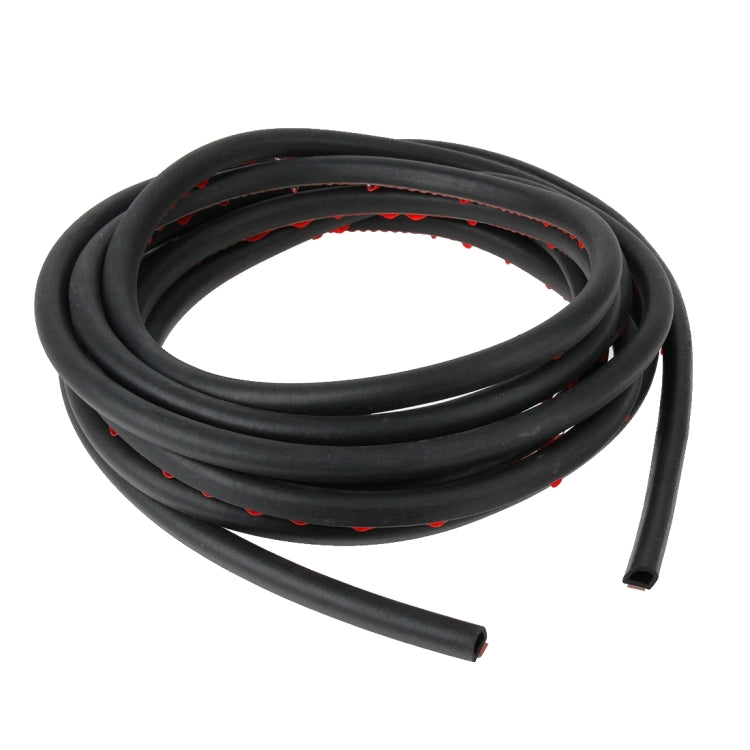 Small D-shaped Car Noise Reduction Sealing Strip with Sticker, Length: 5m, Length: 5m Small D-shaped