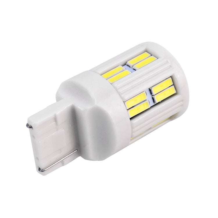 2 PCS T20 / 7440 3W DC 12V 6000K 200LM Car Auto Ceramics Turn Lights / Reversing Light 16LEDs SMD-7020 Lamps, with Projector Lens, T20 / 7440