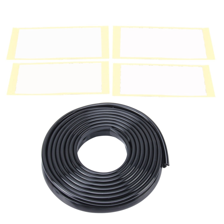 5.6m Car Decorative Strip Rubber Chrome Decoration Strip Door Seal Window Seal, 5.6m Black, 5.6m Red, 5.6m Transparent