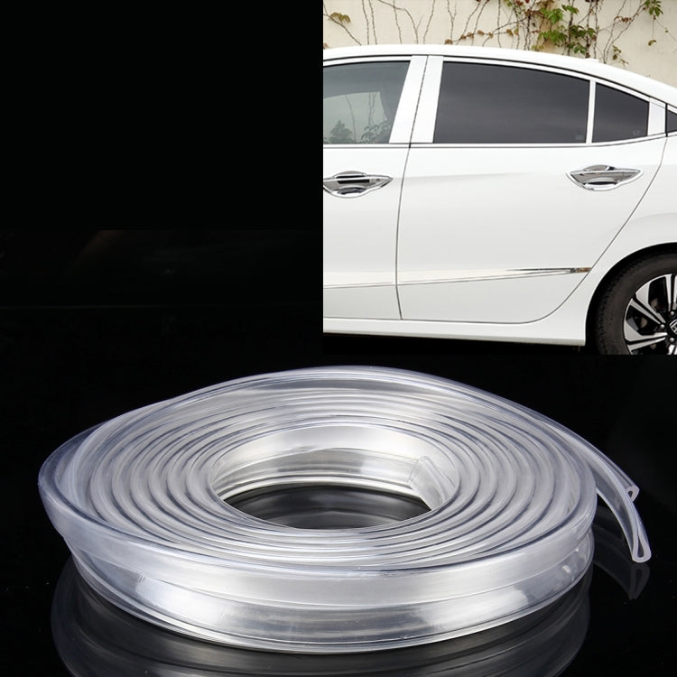 5.6m Car Decorative Strip Rubber Chrome Decoration Strip Door Seal Window Seal, 5.6m Black, 5.6m Red, 5.6m Transparent