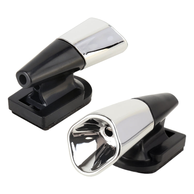 Car ABS Deer Alert Sound Alarm Ultrasonic Wind Power Animal Repeller, Alarm Ultrasonic  (Black), Alarm Ultrasonic (Silver)