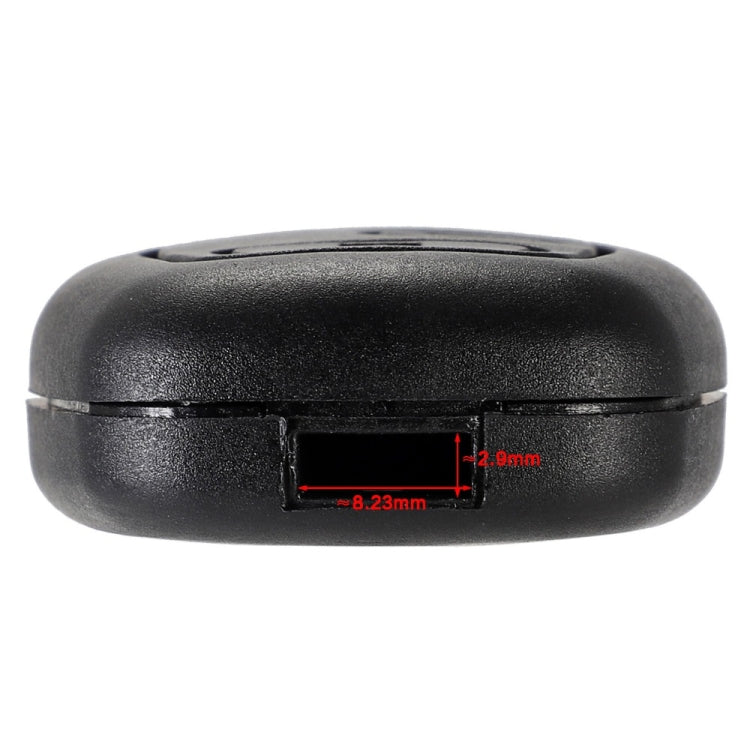 2 PCS Car 307 Mouth Remote Control Key Case Cover for PSA Peugeot Citroen, For PSA Peugeot Citroen
