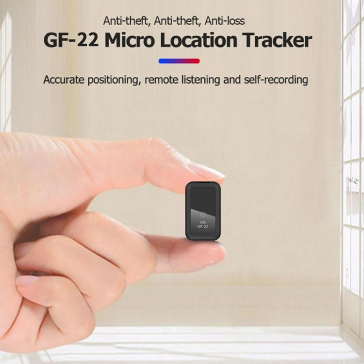GF22 Car GPS Tracking Anti-theft Device Magnetic Positioning Adsorption Anti Lost Device Voice Control Recordable, GF22