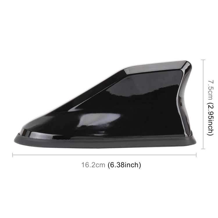 Universal Car Antenna Aerial Shark Fin Radio Signal, Universal (Carbon Fiber Black)