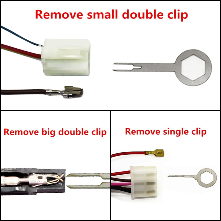 29 in 1 Car Plug Circuit Board Wire Harness Terminal Extraction Pick Connector Crimp Pin Back Needle Remove Tool, 29 in 1