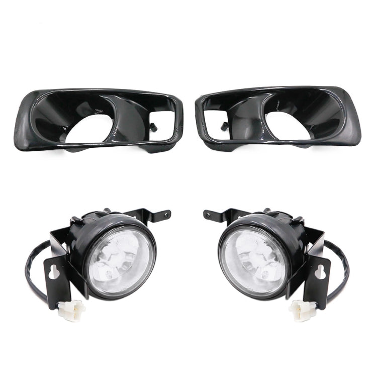 1 Pair Car Modified Front Fog Light for Honda Civic 1999-2000, For Honda Civic 1999-2000 (White Light), For Honda Civic 1999-2000 (Yellow Light)