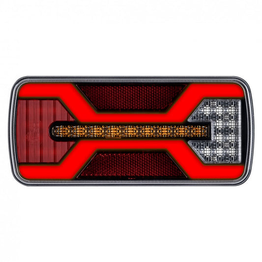 Truck LED X RANGE Rear Multi Function Trailer Combination Lamp - 12/24V
