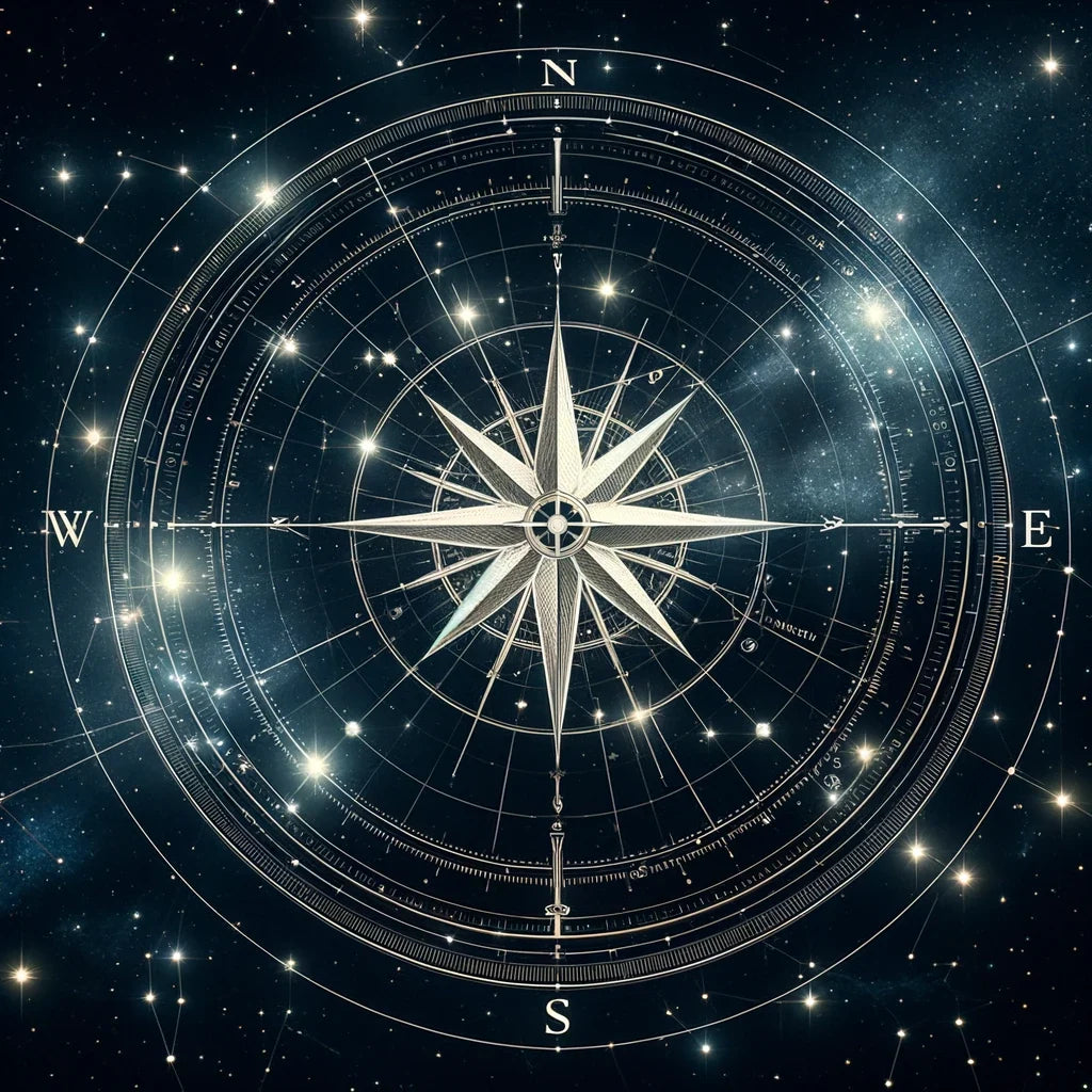 Celestial Compass Cotton Cushion