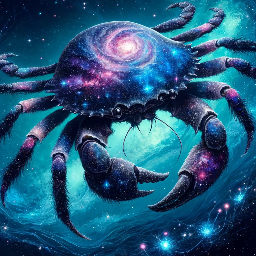 Celestial Crab Canvas