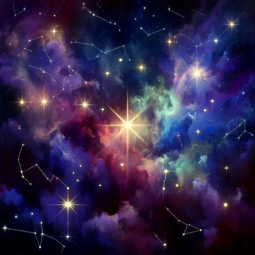 Celestial Harmony Cotton Cushion