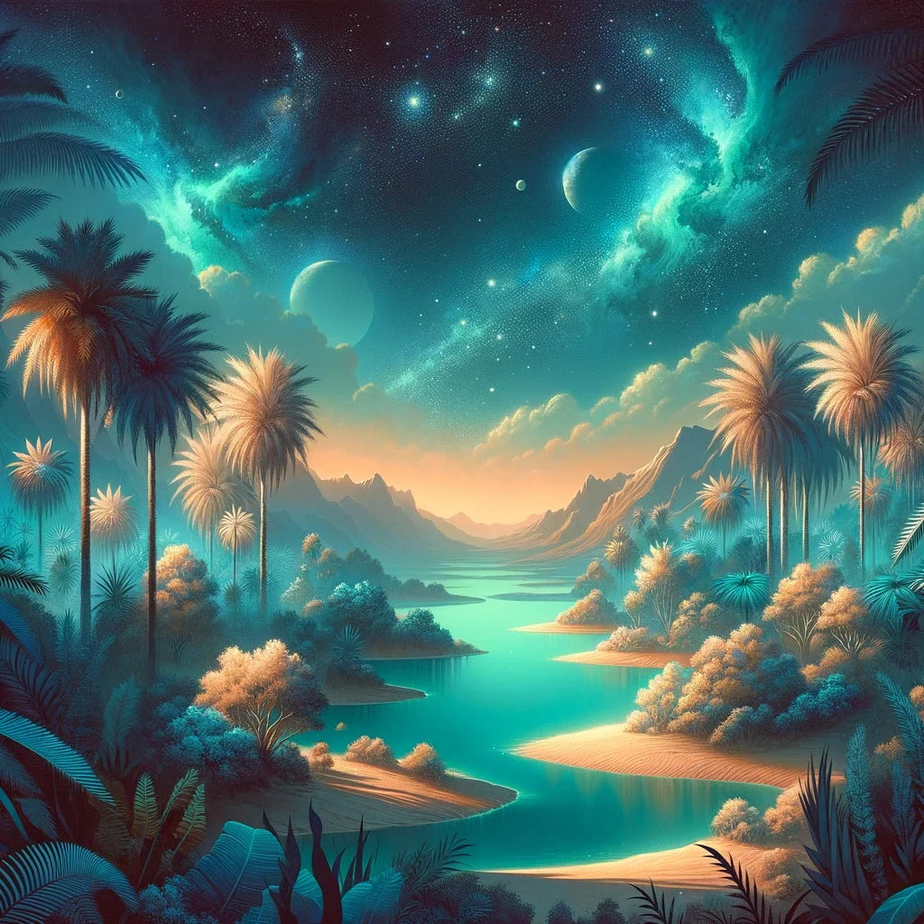 Celestial Oasis Canvas