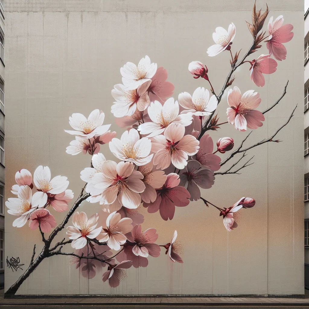 Cherry Blossom Elegance Canvas