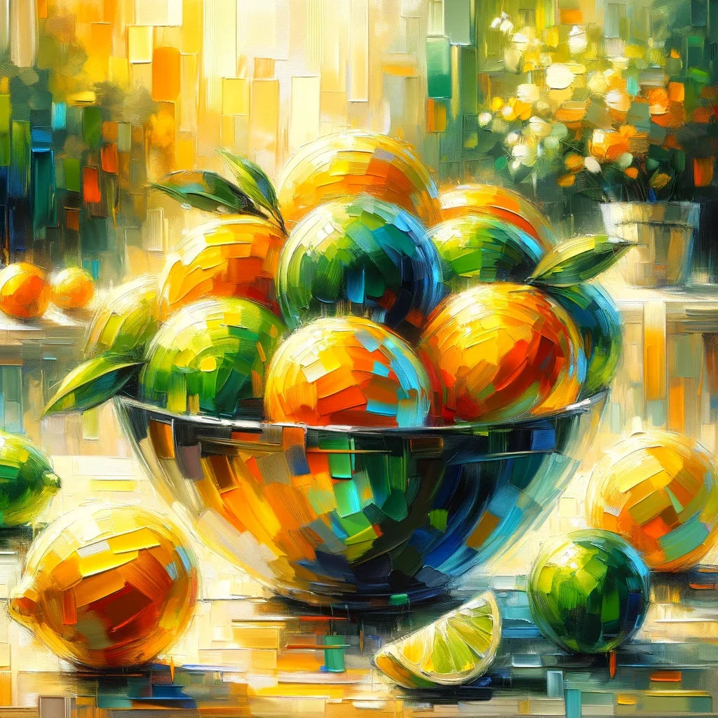 Citrus Symphony Canvas