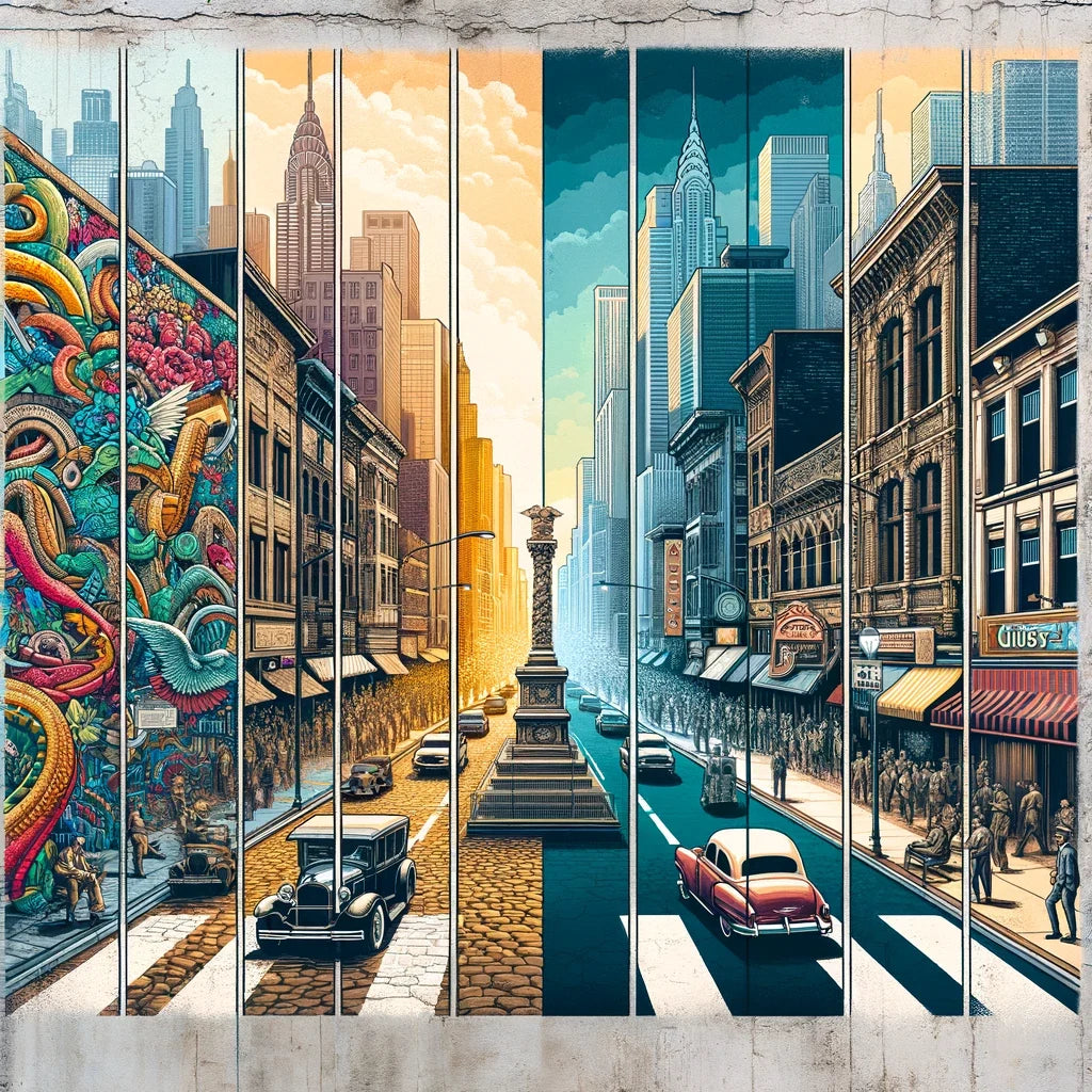 City Evolution Canvas