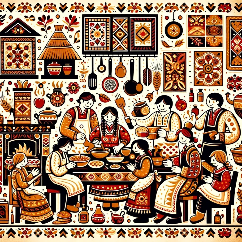 Communal Kitchen Joy Canvas