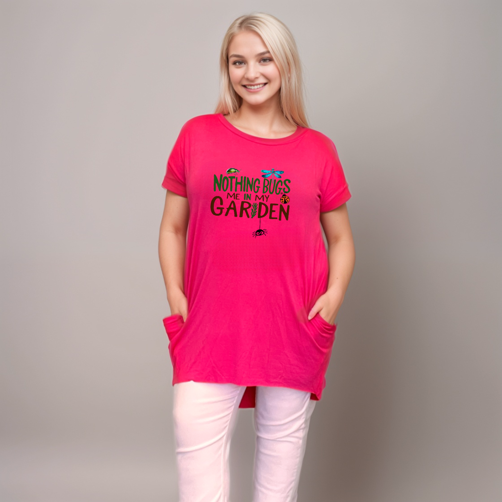 “Nothing Bugs Me” Long Pocket T-Shirt