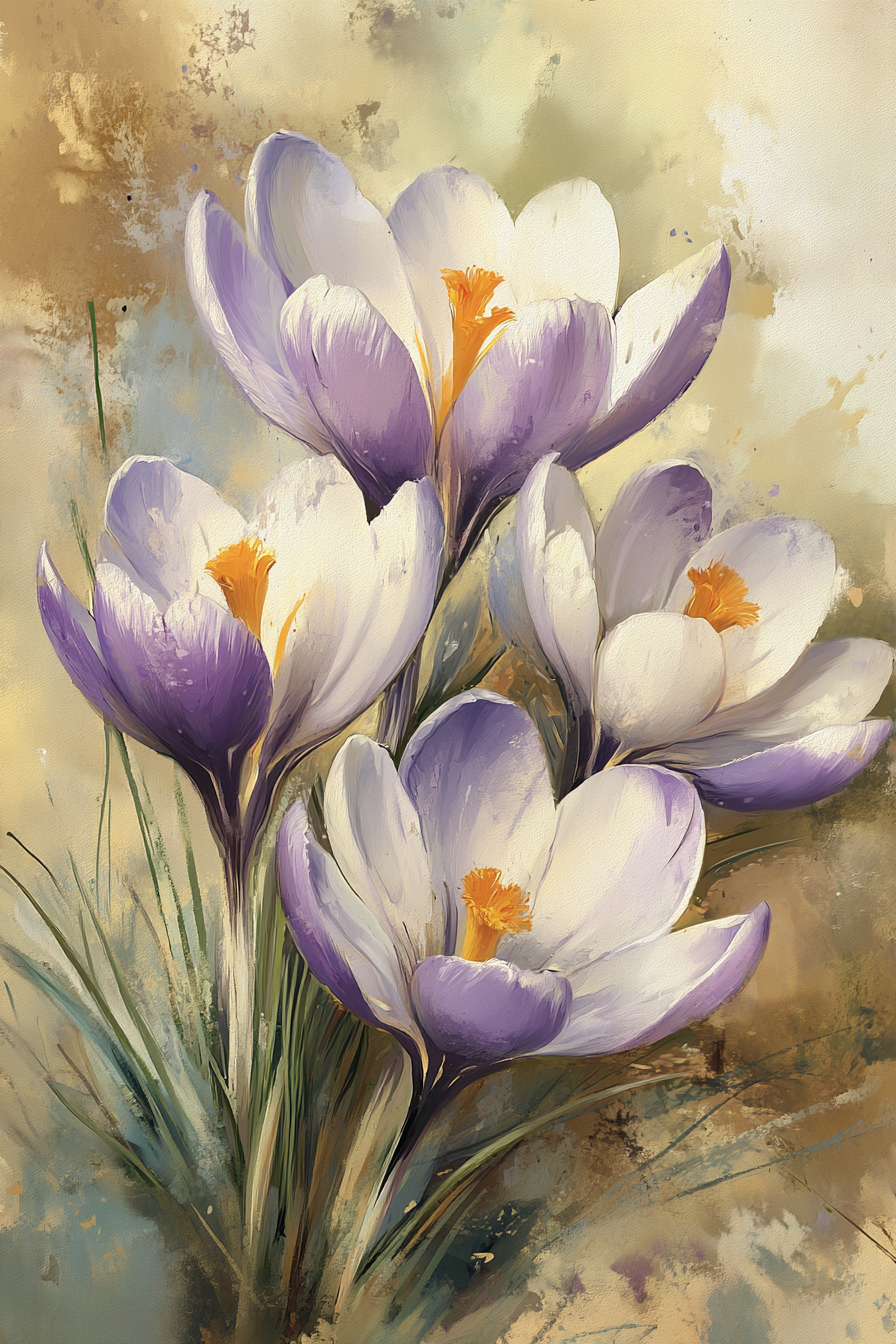 Crocus Awakening Blanket