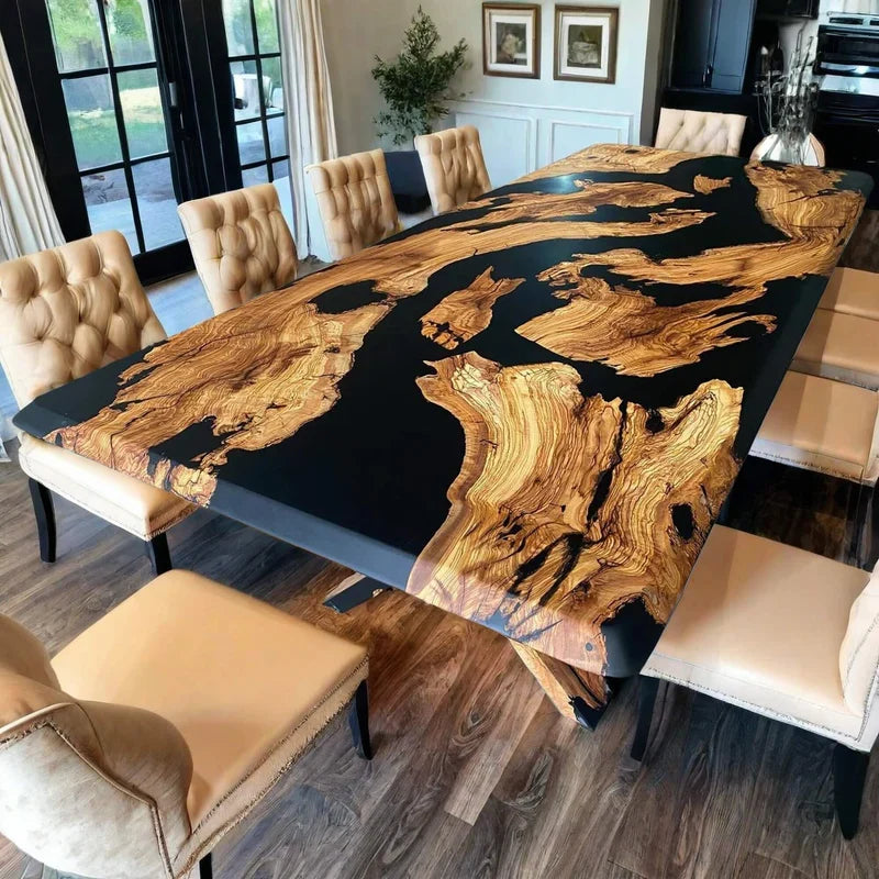 Olive Wood Slab for Epoxy Resin Tables, 190 x 90 cm