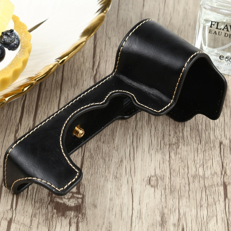 1/4 inch Thread PU Leather Camera Half Case Base for FUJIFILM X-S10, For FUJIFILM X-S10, Fr FUJIFILM X-S10