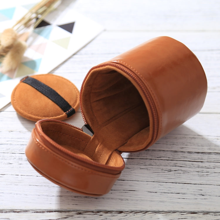 Small Lens Case Zippered PU Leather Pouch Box for DSLR Camera Lens, Size: 11x8x8cm, 11 x 8cm (Brown), 11 x 8cm (Coffee), 11 x 8cm (Black)